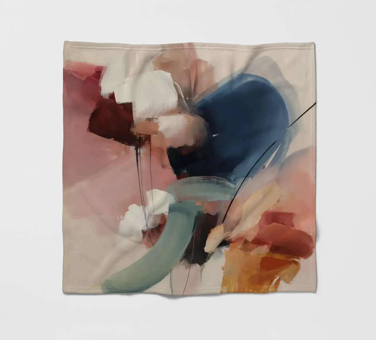 Moderne compositie fleecedeken van M.A.Z.U.N.