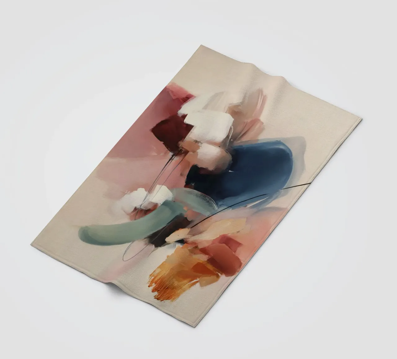 Moderne compositie fleecedeken van M.A.Z.U.N.