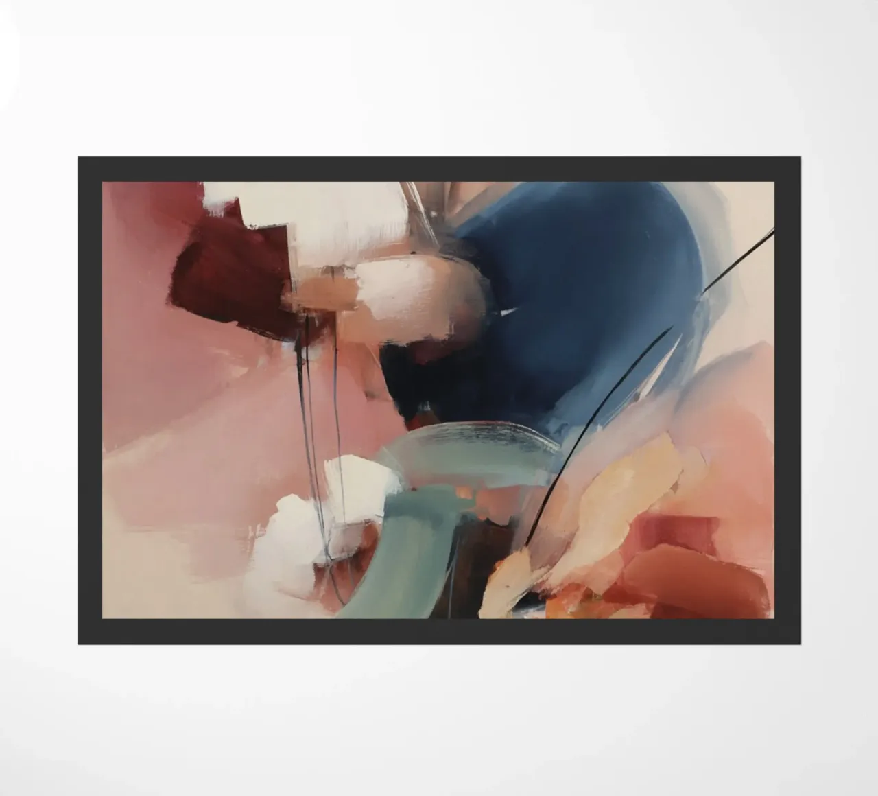 Moderne compositie deurmat van M.A.Z.U.N.