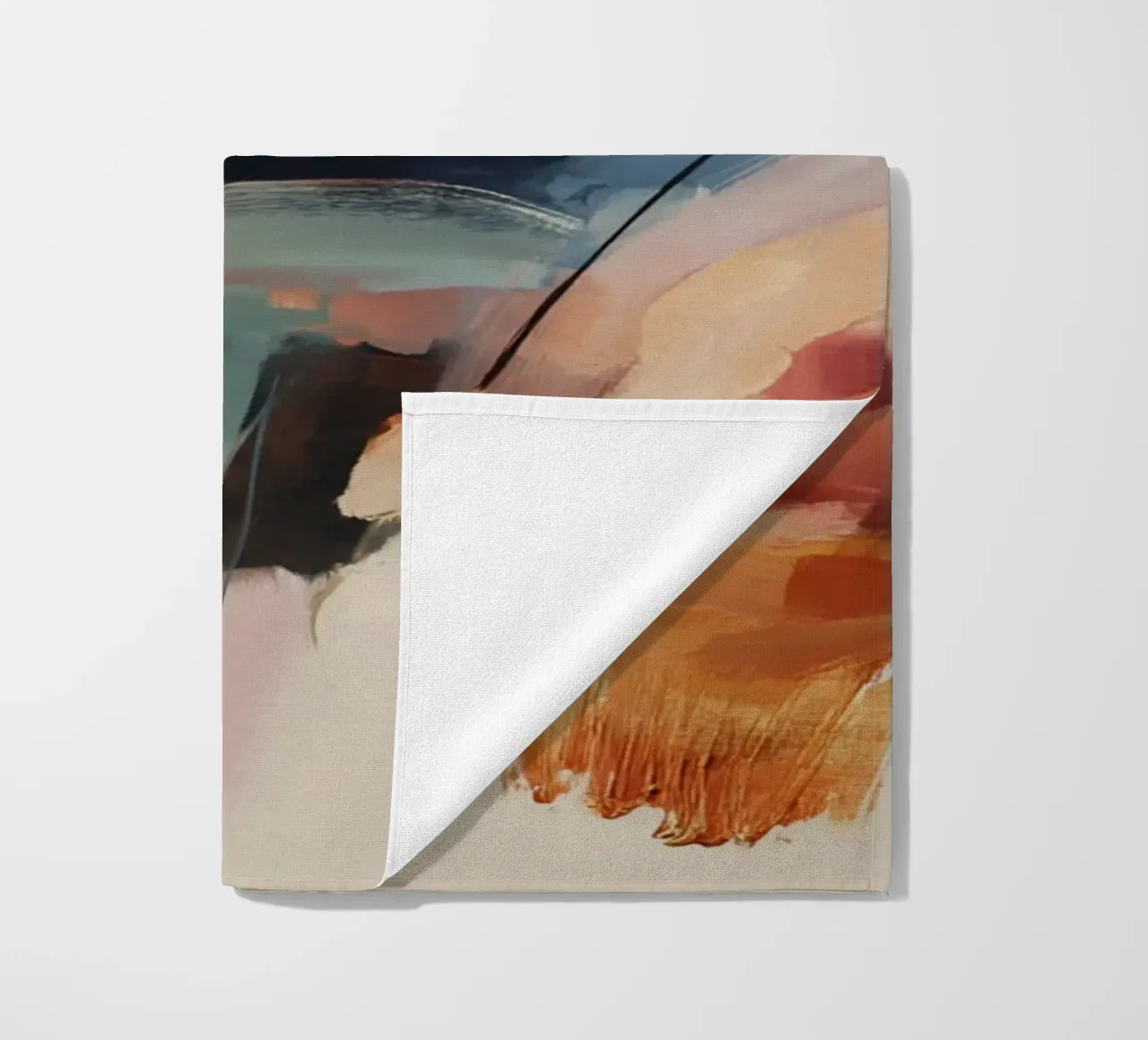 Moderne compositie strandhanddoek van M.A.Z.U.N.