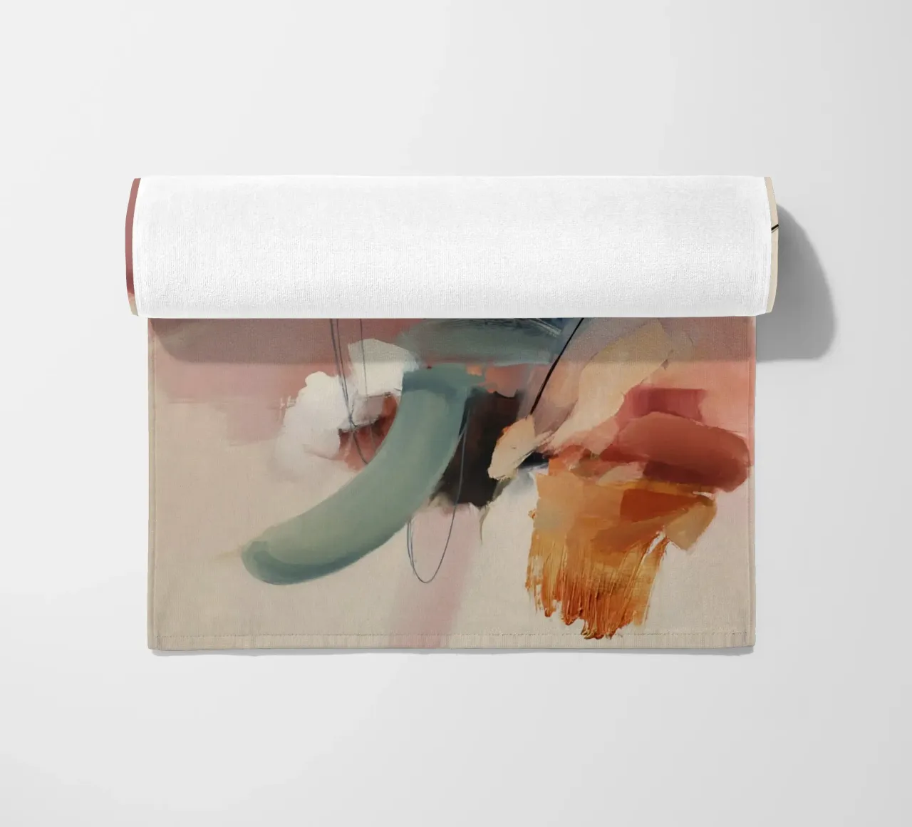 Moderne compositie strandhanddoek van M.A.Z.U.N.