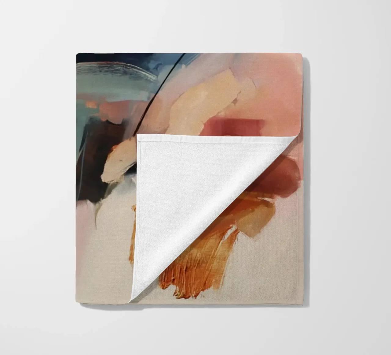 Moderne compositie strandhanddoek van M.A.Z.U.N.