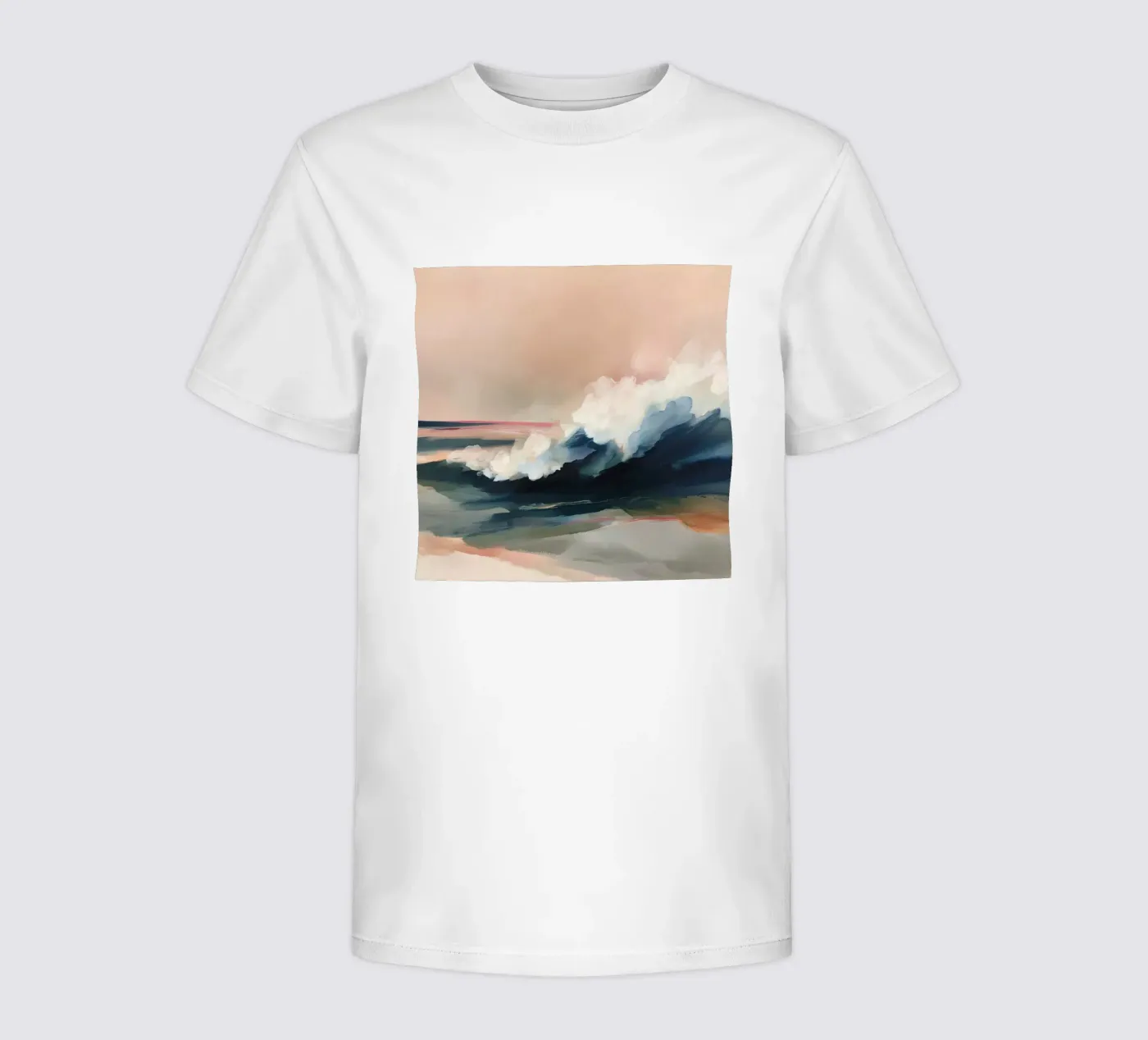 Onda oceanica t-shirt bambini da M.A.Z.U.N.