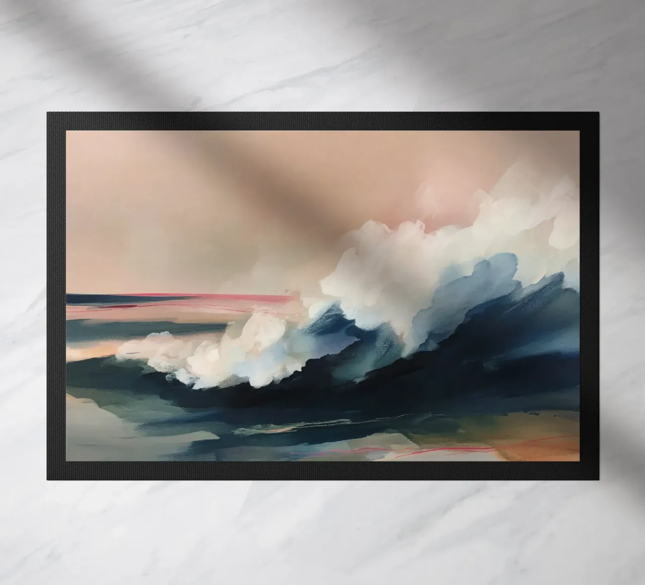 Ocean Wave doormat by M.A.Z.U.N.