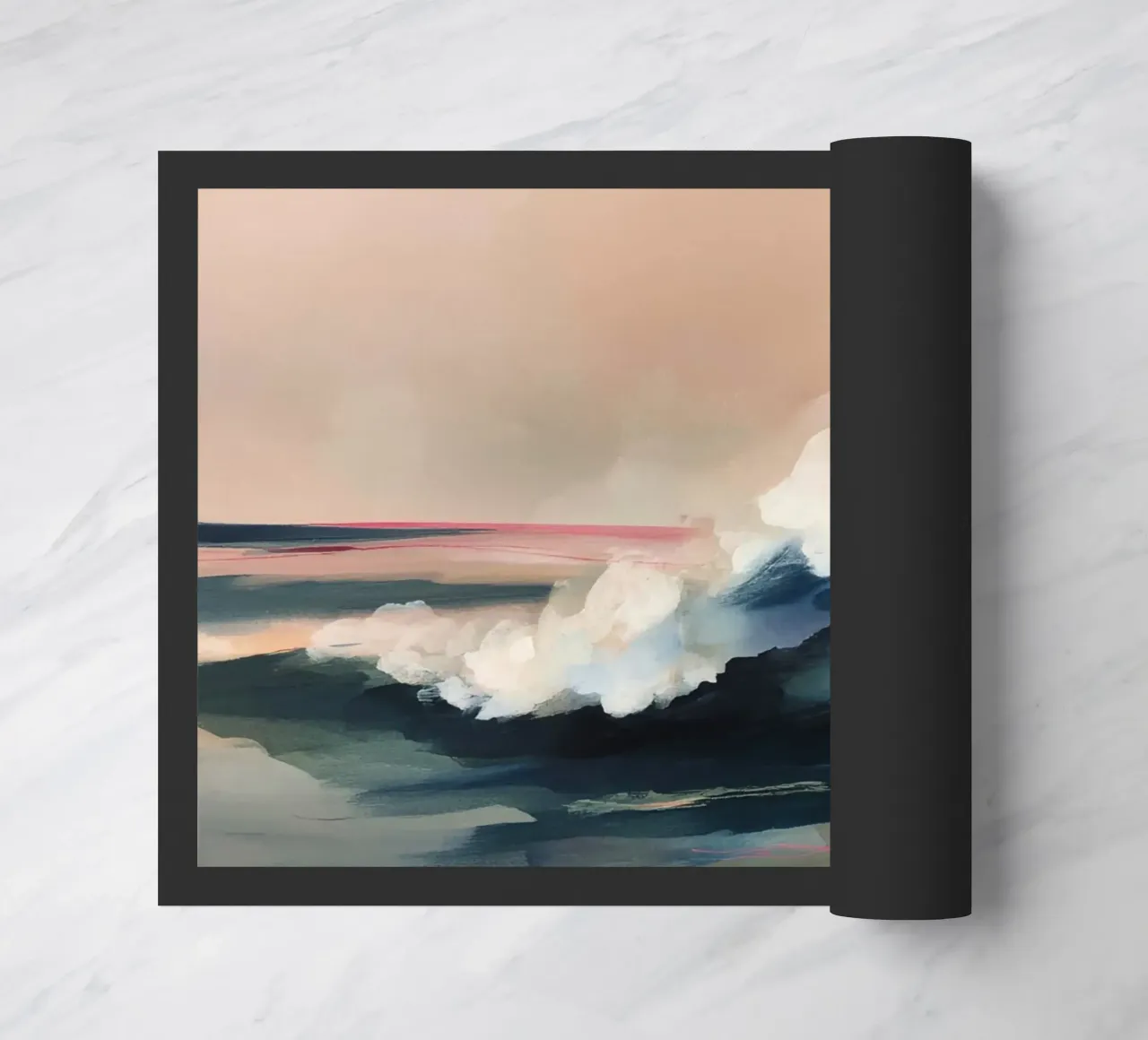 Ocean Wave doormat by M.A.Z.U.N.