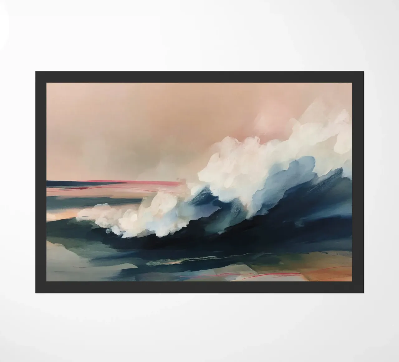 Ocean Wave doormat by M.A.Z.U.N.