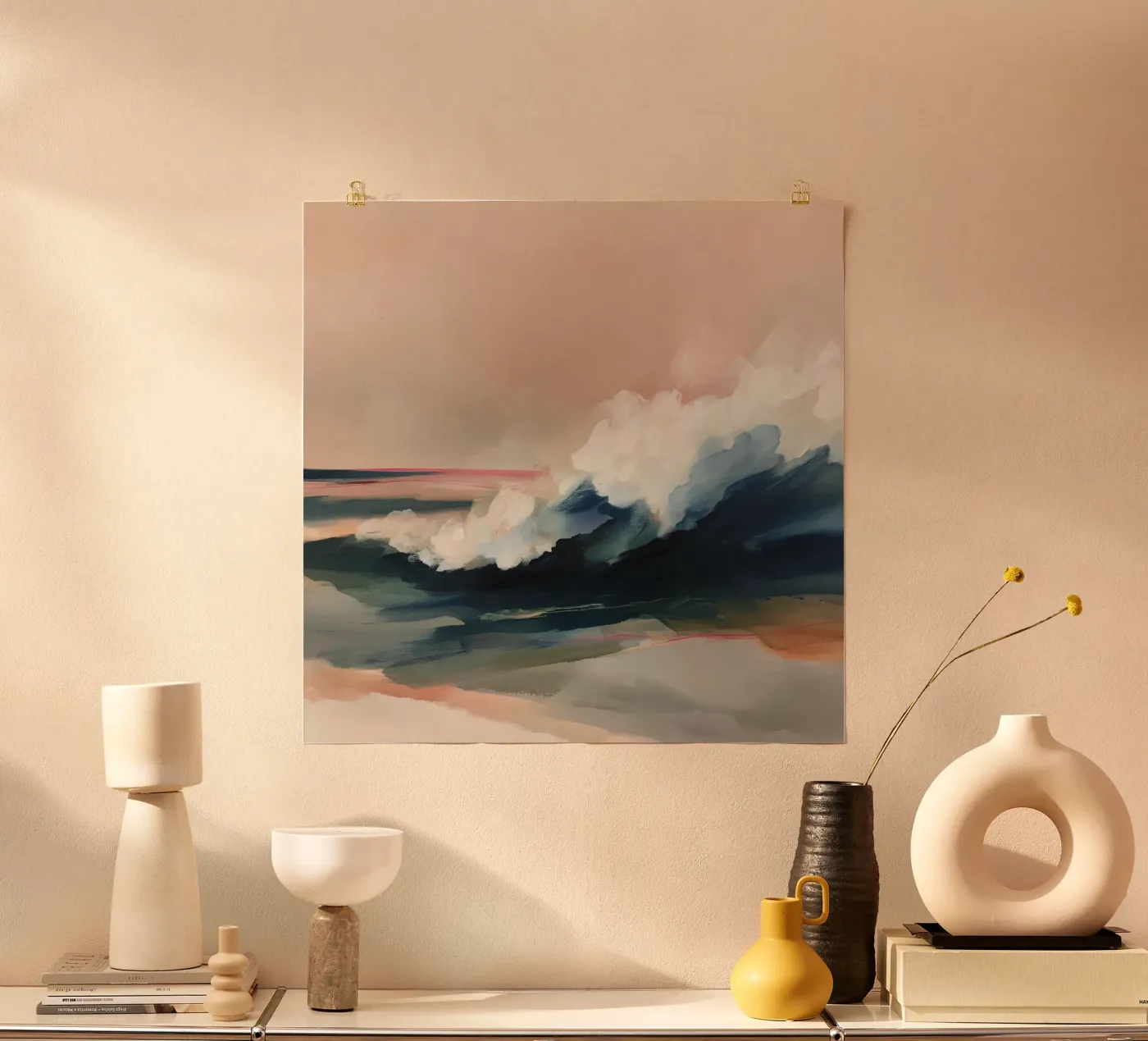 Ocean Wave poster by M.A.Z.U.N.