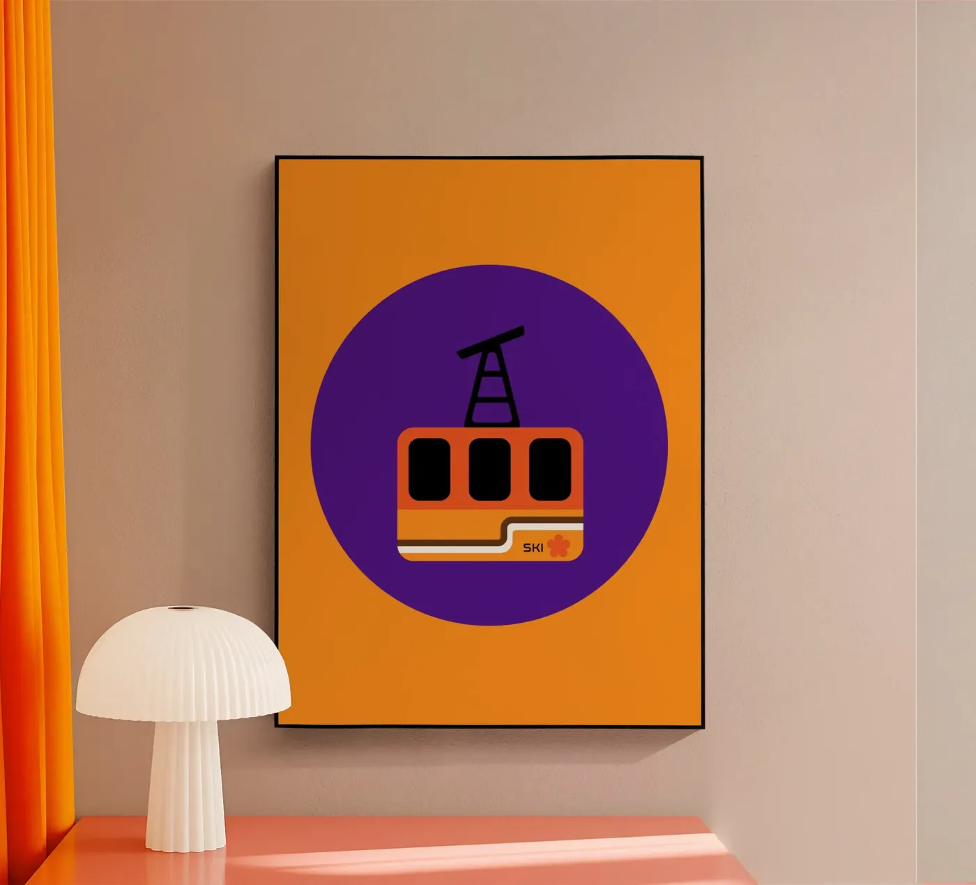 CABLE CAR Acryl-Glas von isaduval_paris
