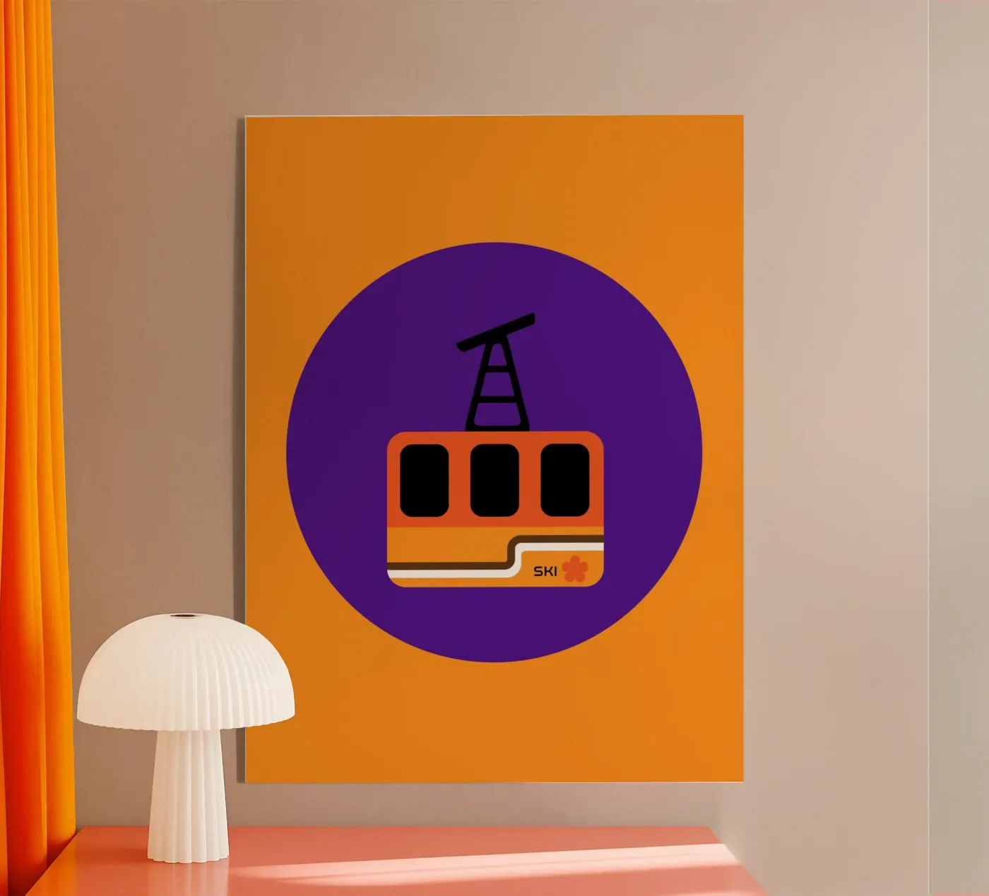 CABLE CAR Acryl-Glas von isaduval_paris