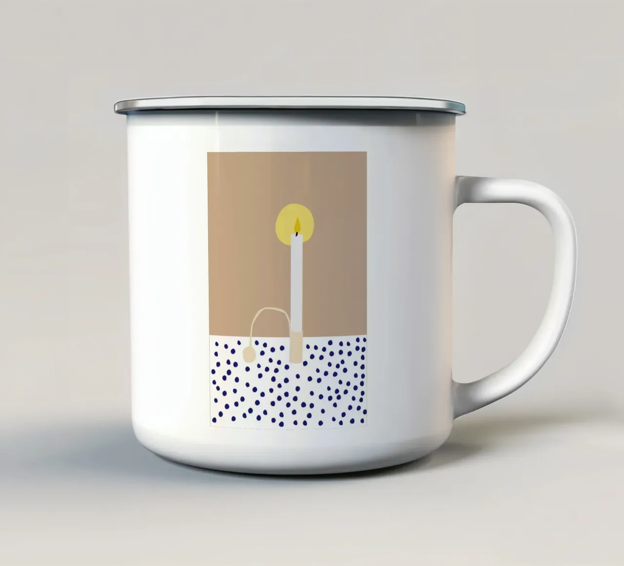 Pünktchen tazza in smalto da Helena Ravenne
