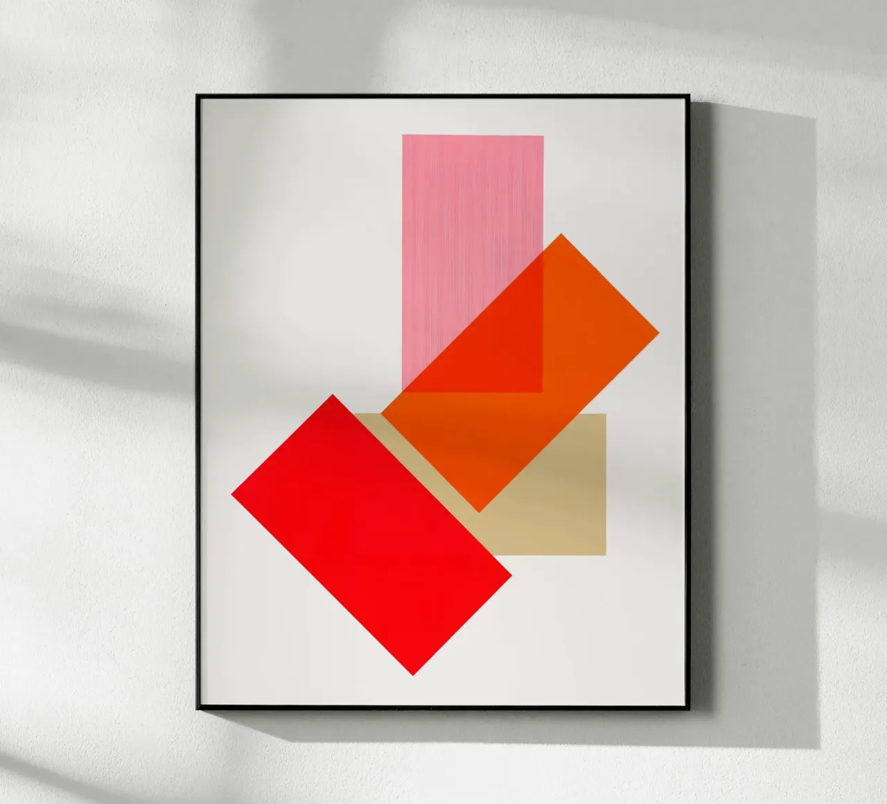 Crimson Geometry Harmony plexiglass da Sun Flower