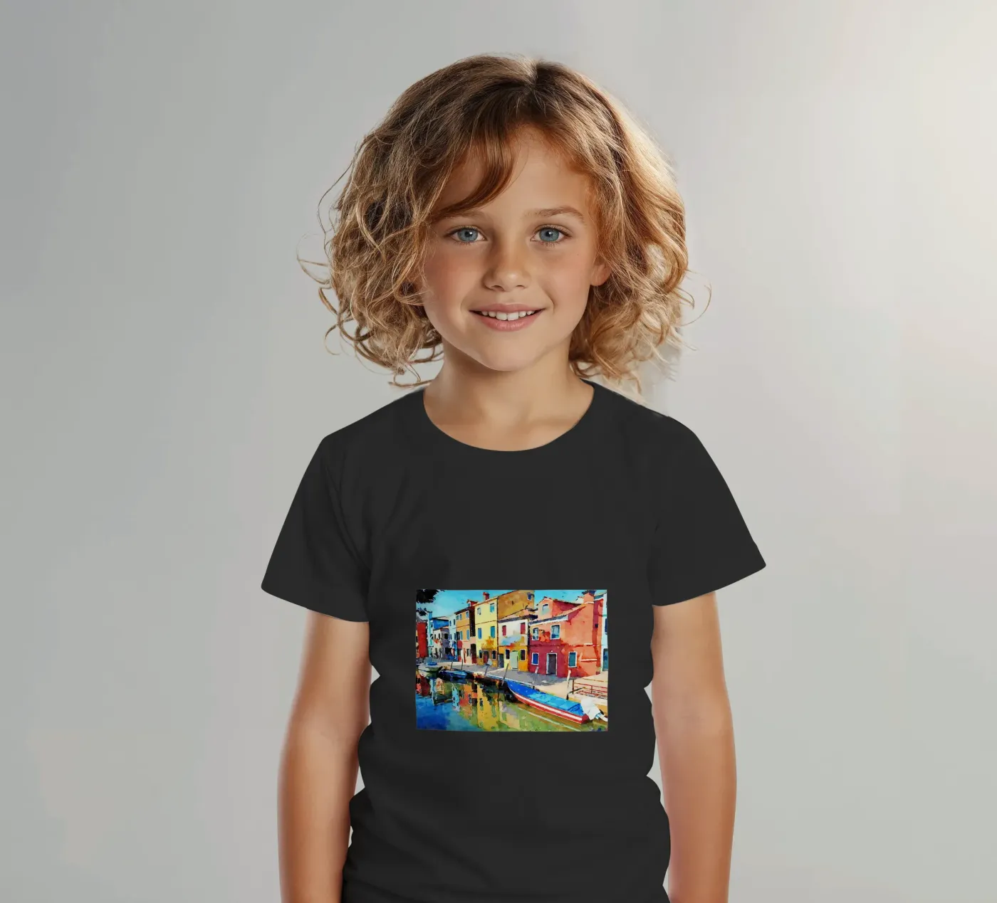 Burano t-shirt bambini da Massimo Frascogna