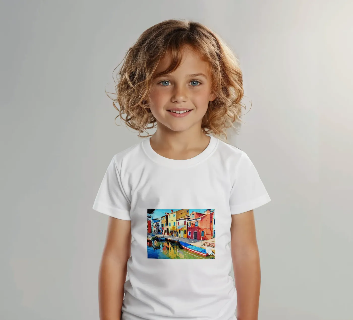 Burano t-shirt bambini da Massimo Frascogna
