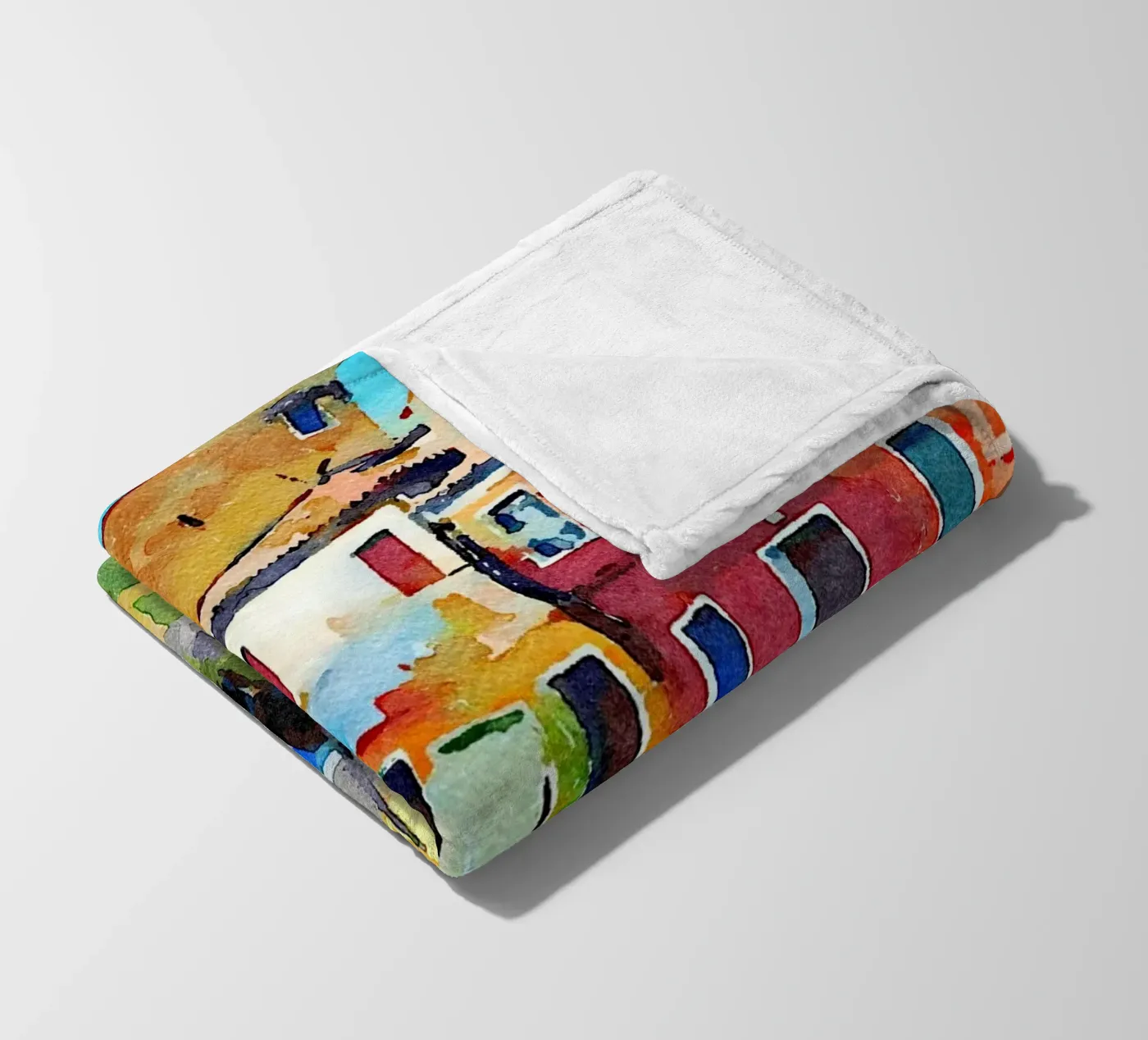 Burano Fleecedecke von Massimo Frascogna