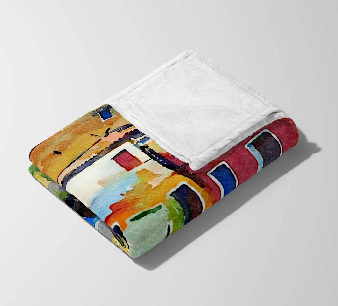 Burano Fleecedecke von Massimo Frascogna