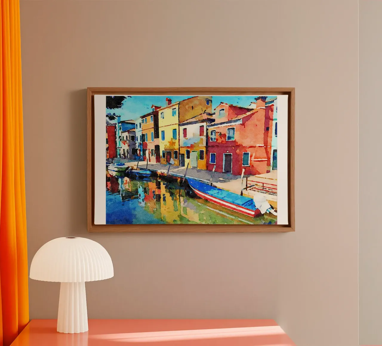 Burano tela da Massimo Frascogna