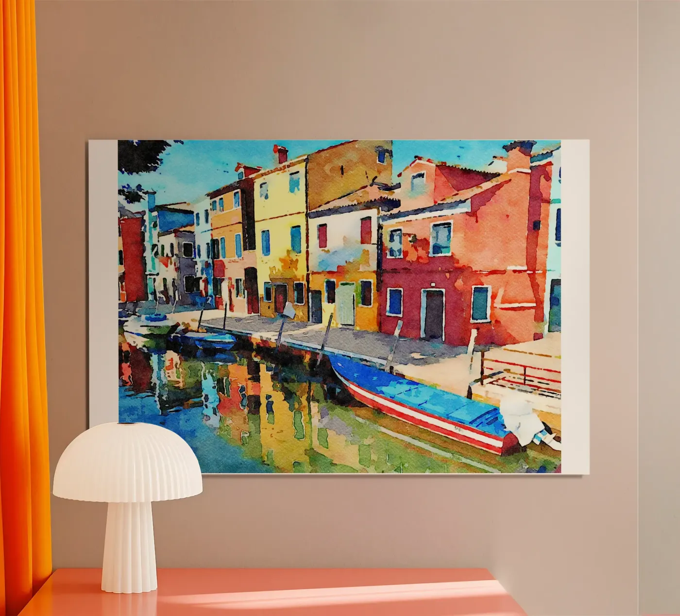 Burano poster by Massimo Frascogna