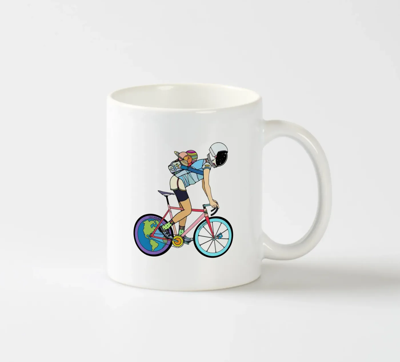 The Explorer ceramic mug by The Cyclist
