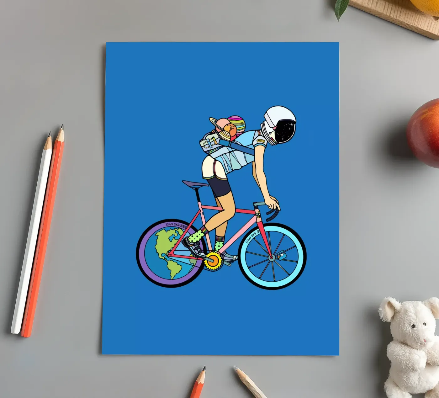 The Explorer sticker sheet by The Cyclist