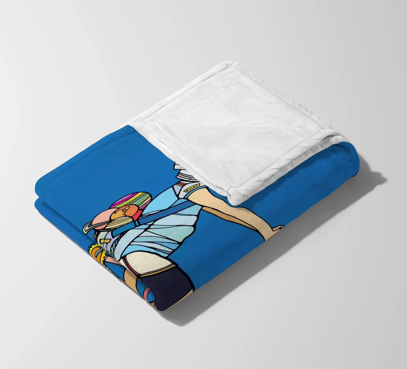 Der Entdecker Fleecedecke von The Cyclist