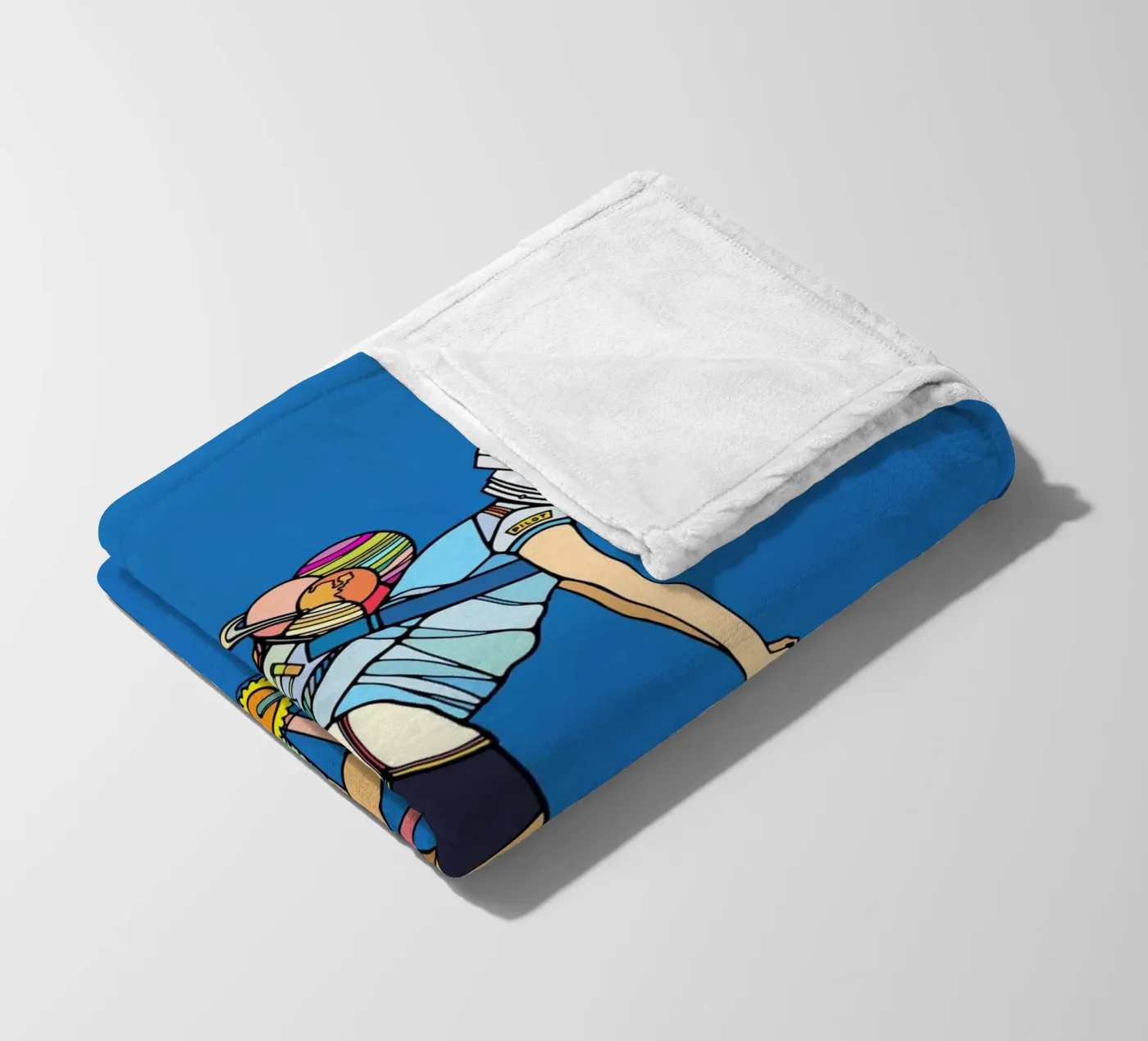 Der Entdecker Fleecedecke von The Cyclist