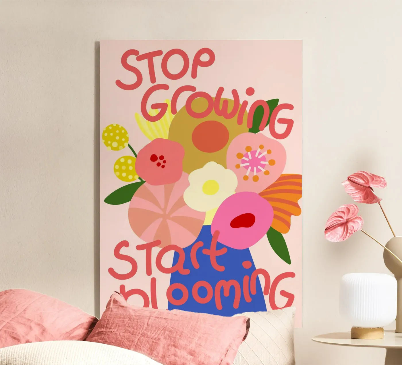 blooming plexiglas de keinkonzept