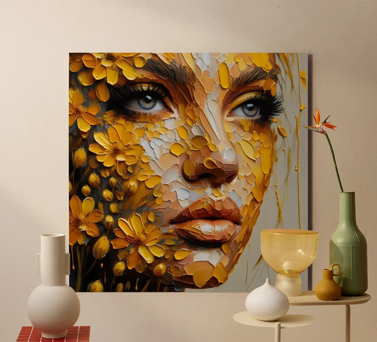 RITRATTO SELVAGGIO alluminio dibond da ARTOMATIC