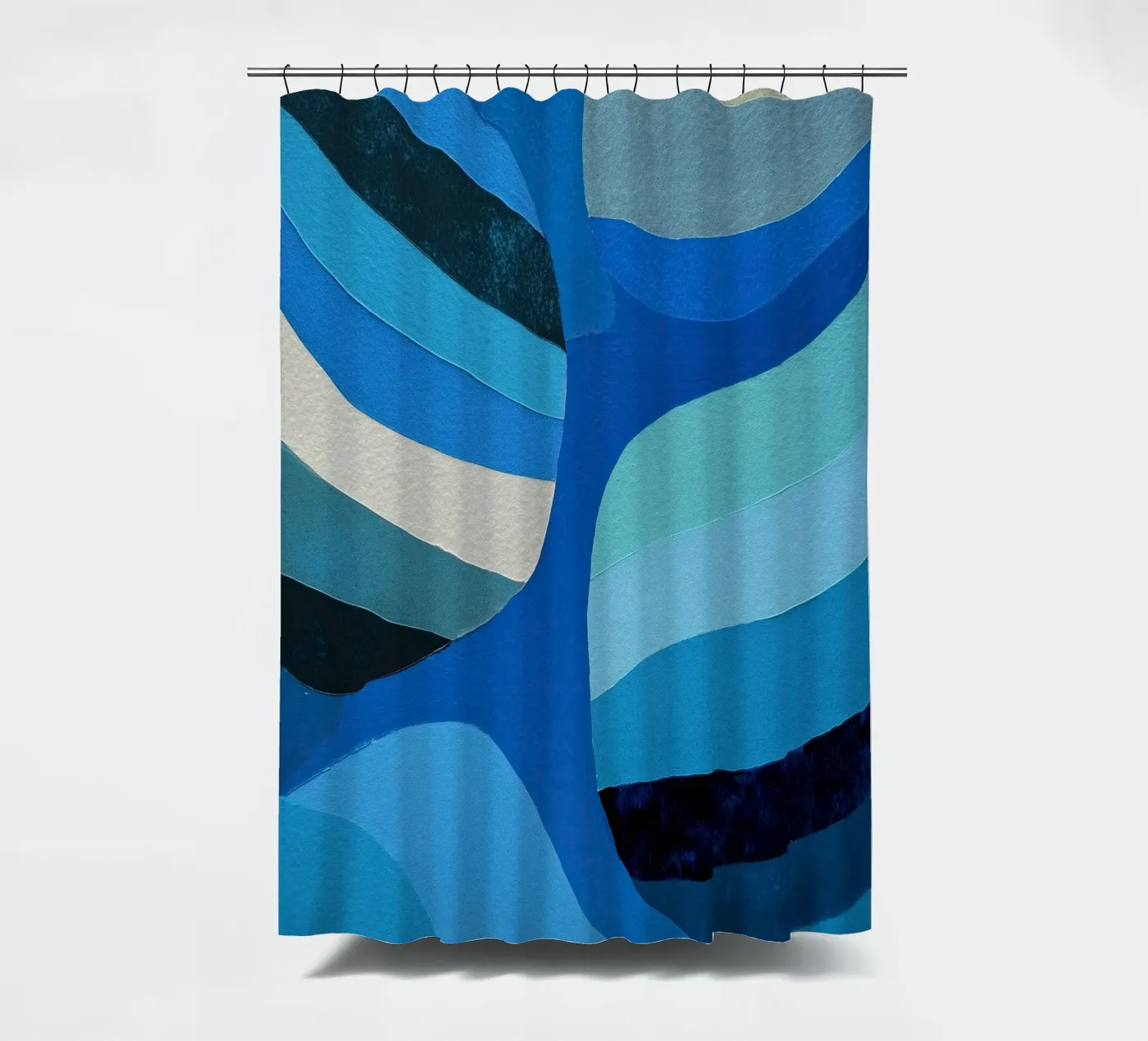 Azure Current Duschvorhang von Sienna Atelier