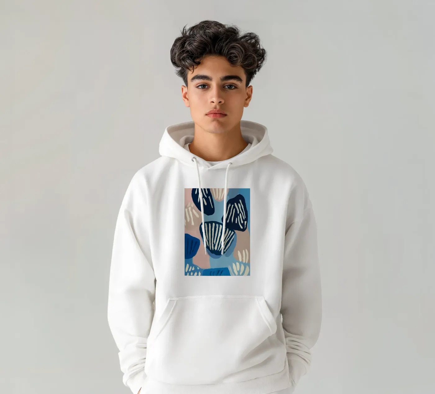Shell Geometry hoodie by Sienna Atelier