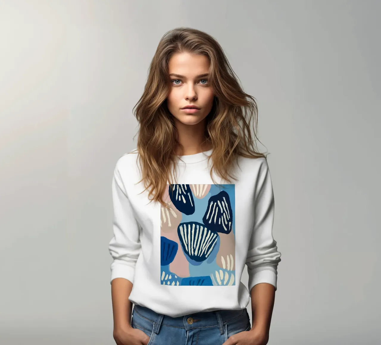 Shell Geometry felpa da Sienna Atelier