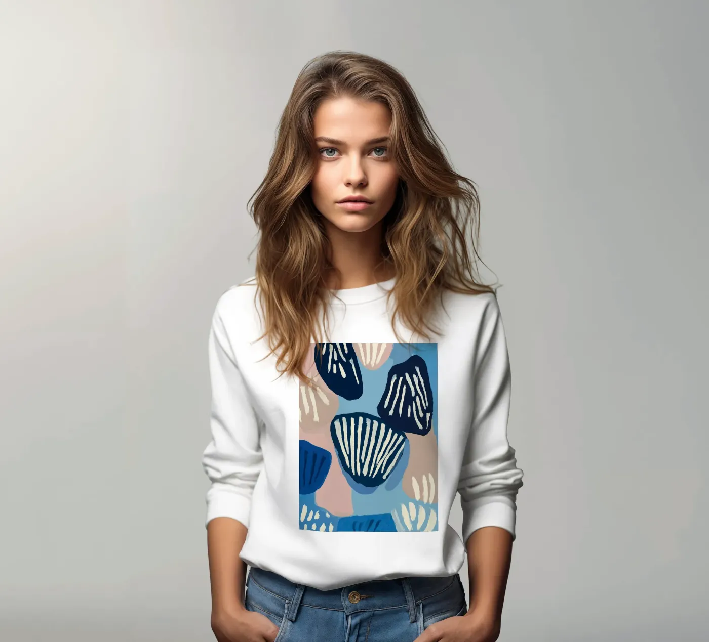 Shell Geometry felpa da Sienna Atelier