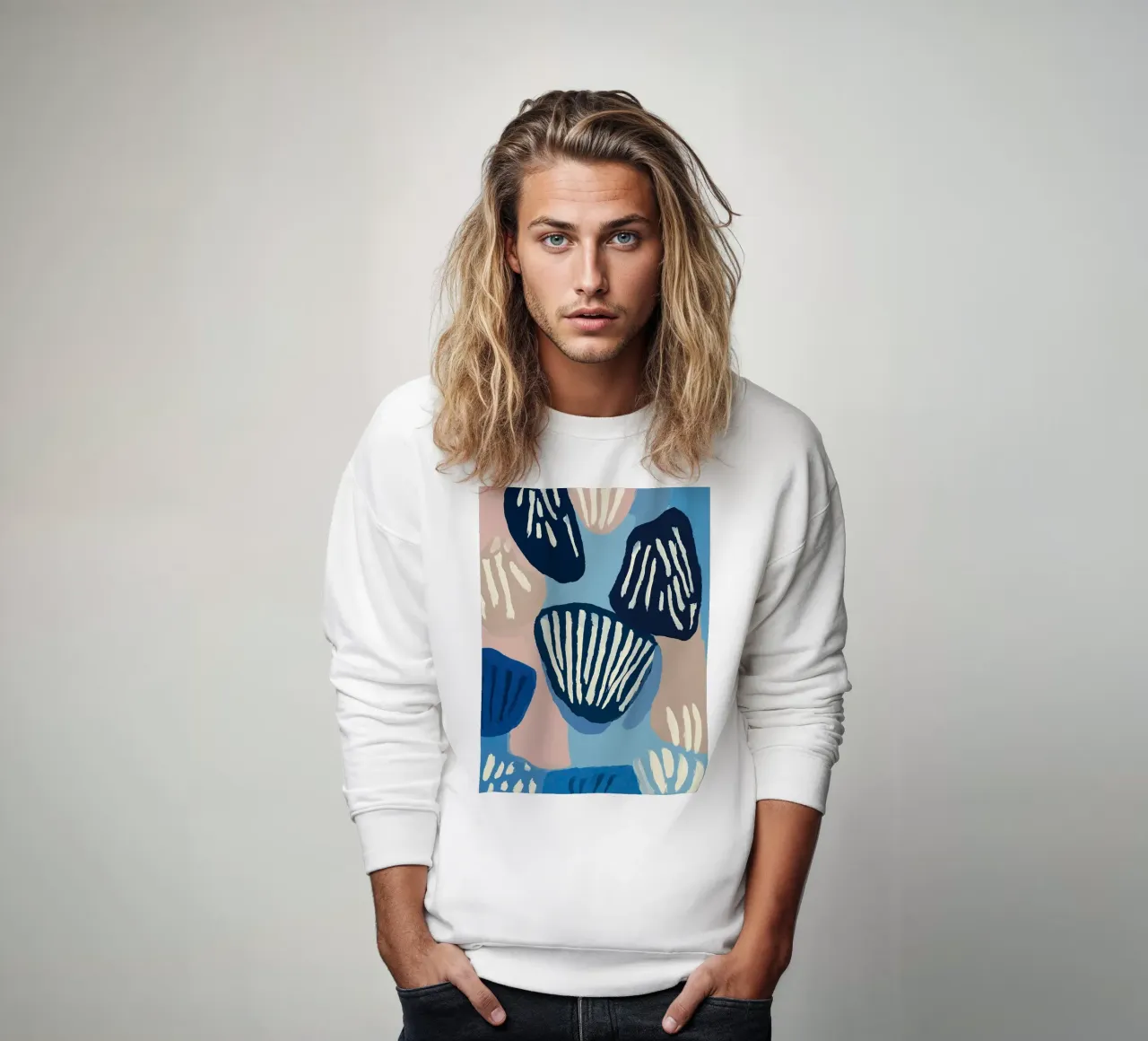 Shell Geometry felpa da Sienna Atelier