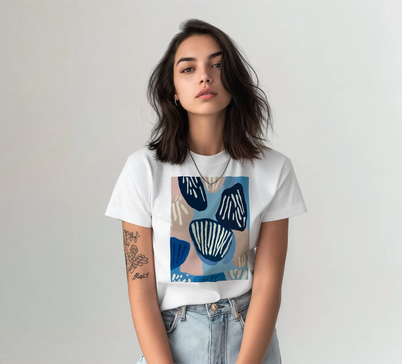 Shell Geometry t-shirt da Sienna Atelier