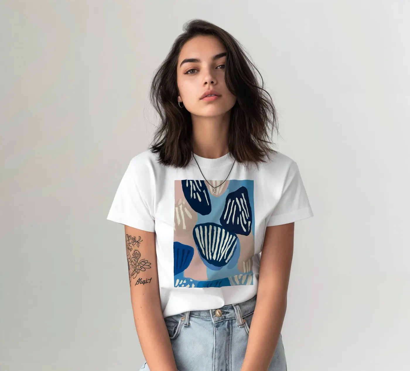 Shell Geometry t-shirt da Sienna Atelier