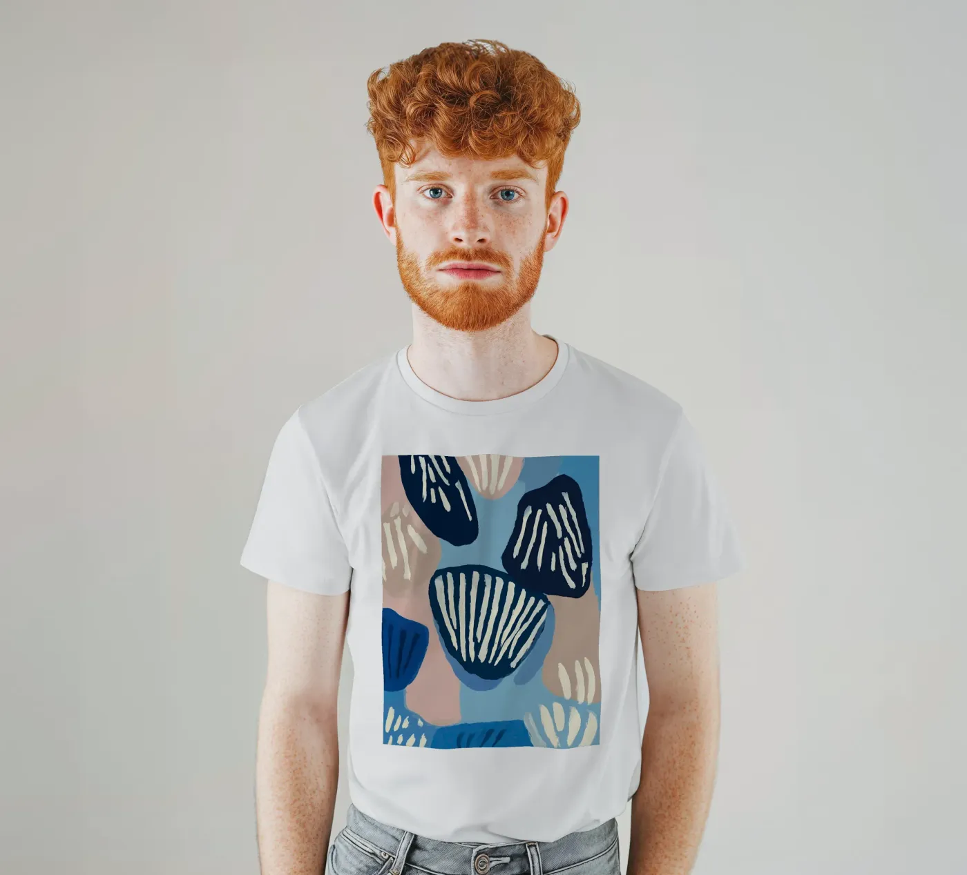 Shell Geometry t-shirt da Sienna Atelier
