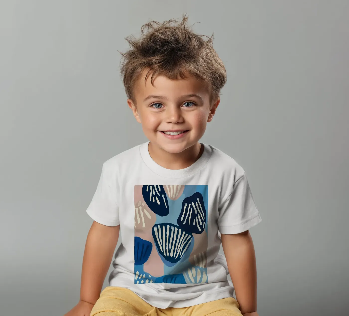 Shell Geometry t-shirt enfant de Sienna Atelier