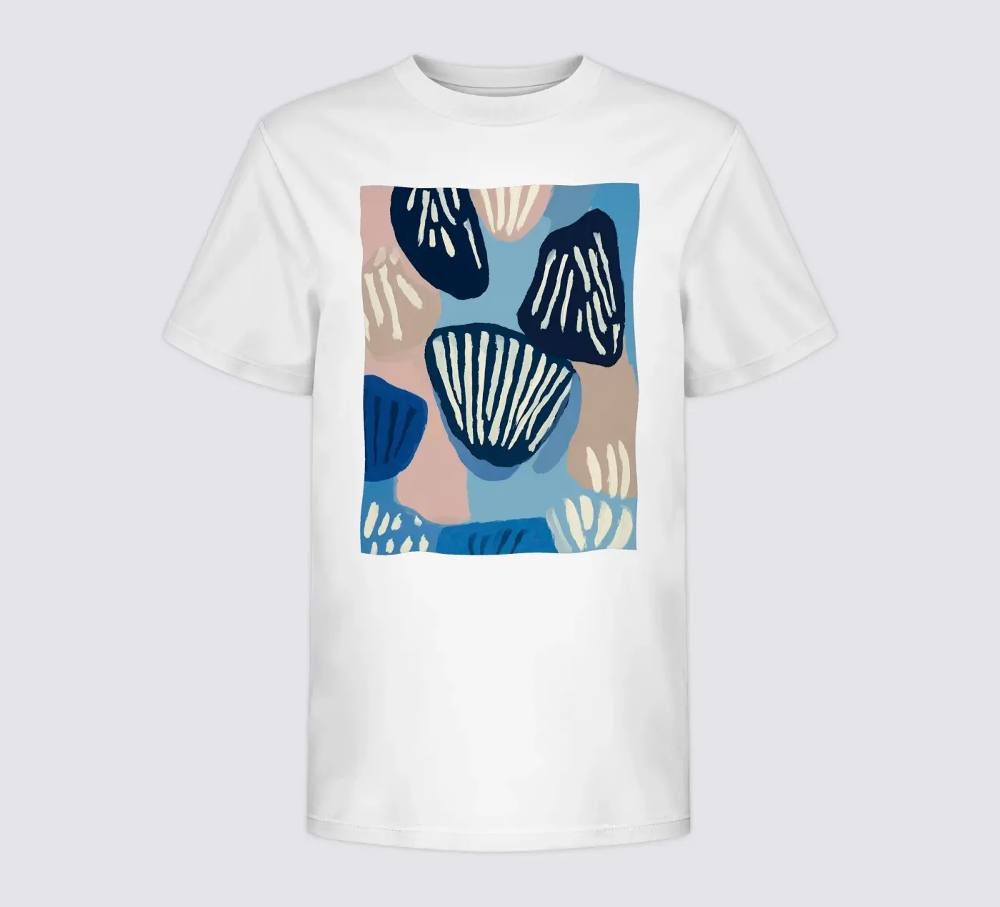 Shell Geometry kinder t-shirt van Sienna Atelier