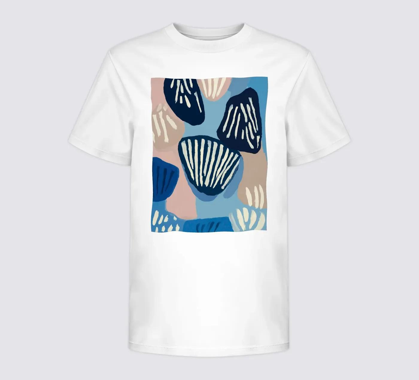 Shell Geometry kinder t-shirt van Sienna Atelier