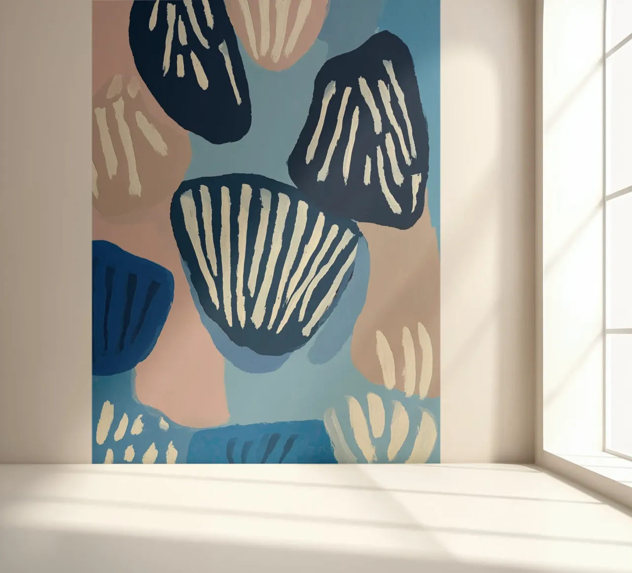 Shell Geometry fotobehang van Sienna Atelier