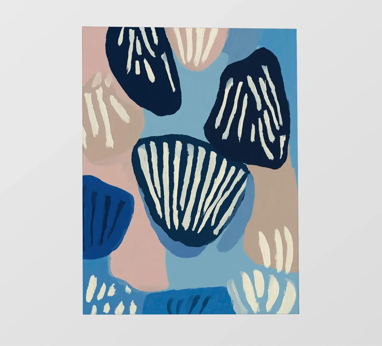 Shell Geometry fotobehang van Sienna Atelier