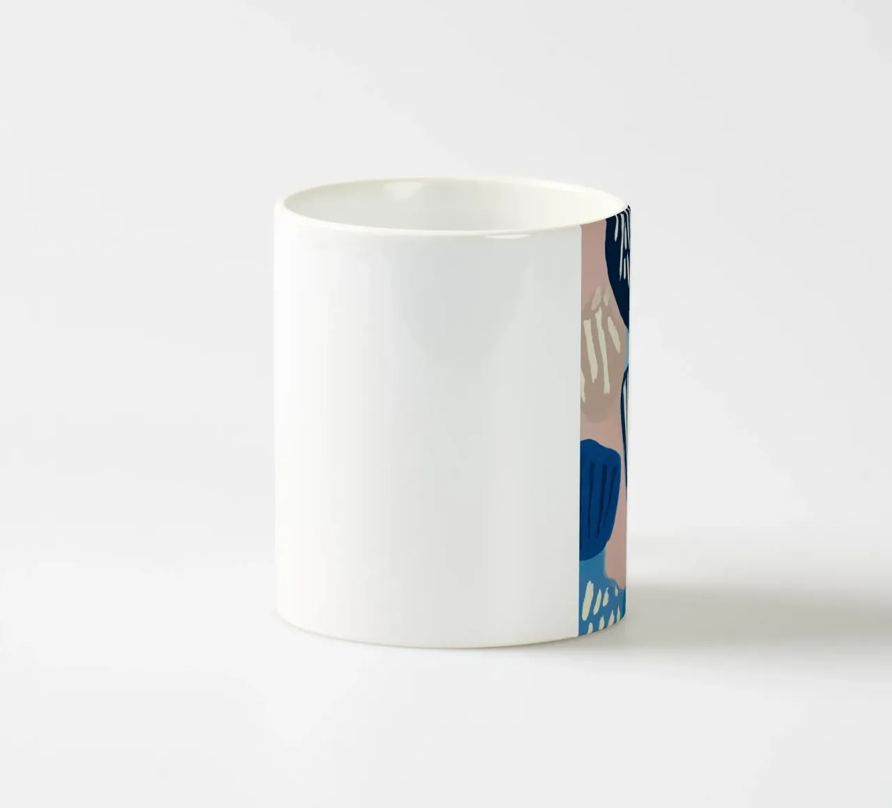 Shell Geometry ceramic mug by Sienna Atelier