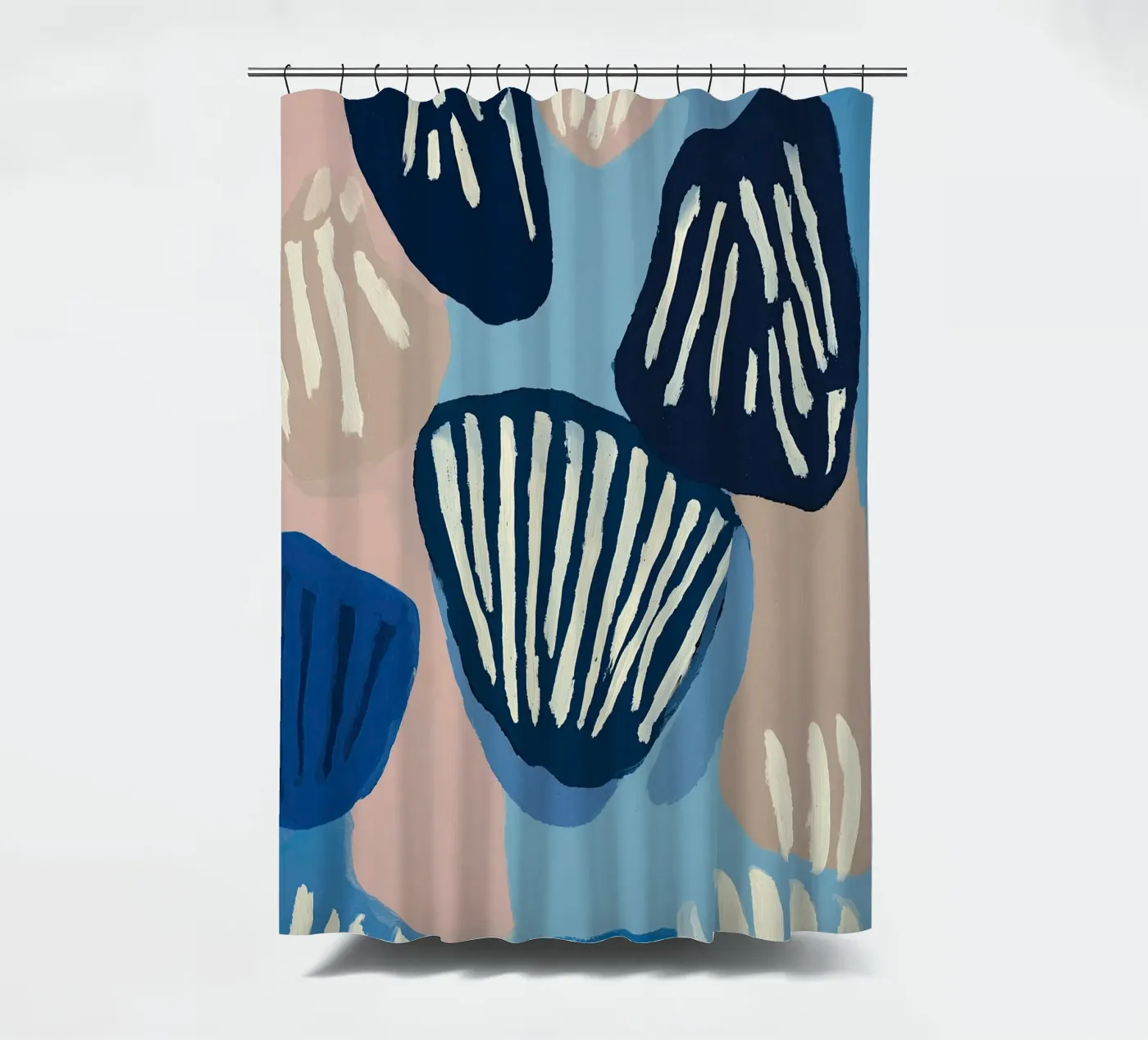 Shell Geometry Duschvorhang von Sienna Atelier