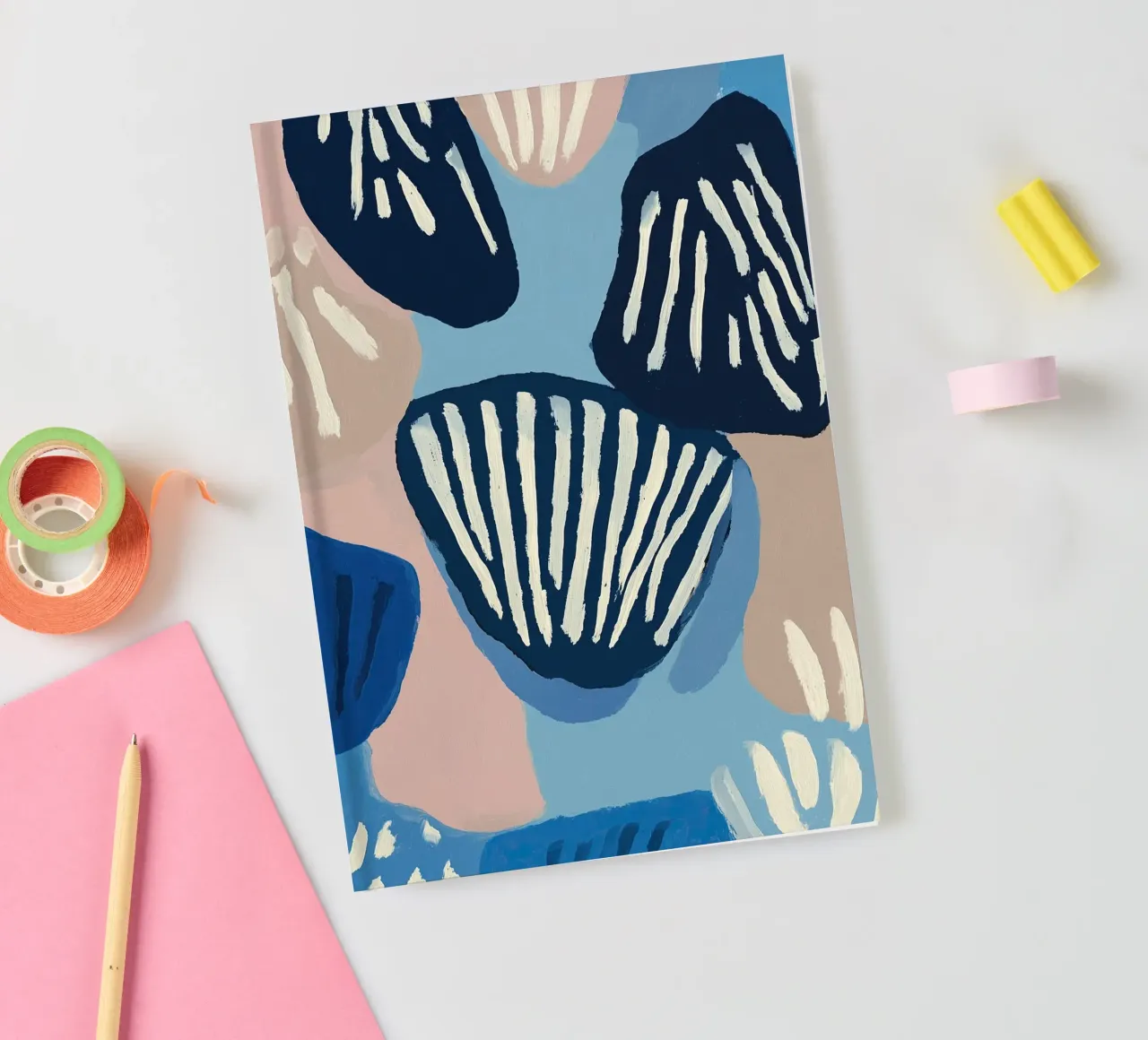 Shell Geometry notebook by Sienna Atelier