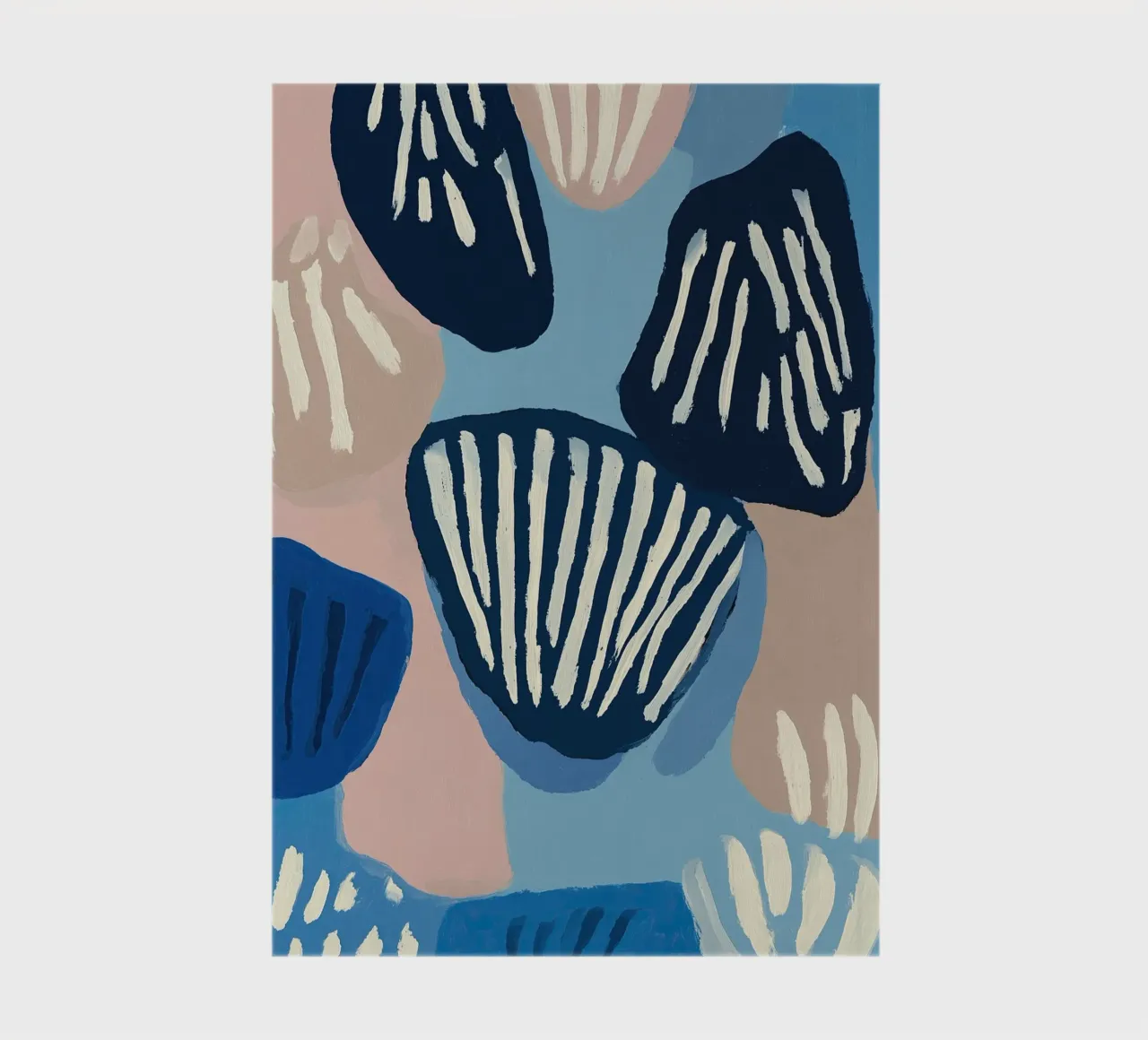 Shell Geometry notebook by Sienna Atelier