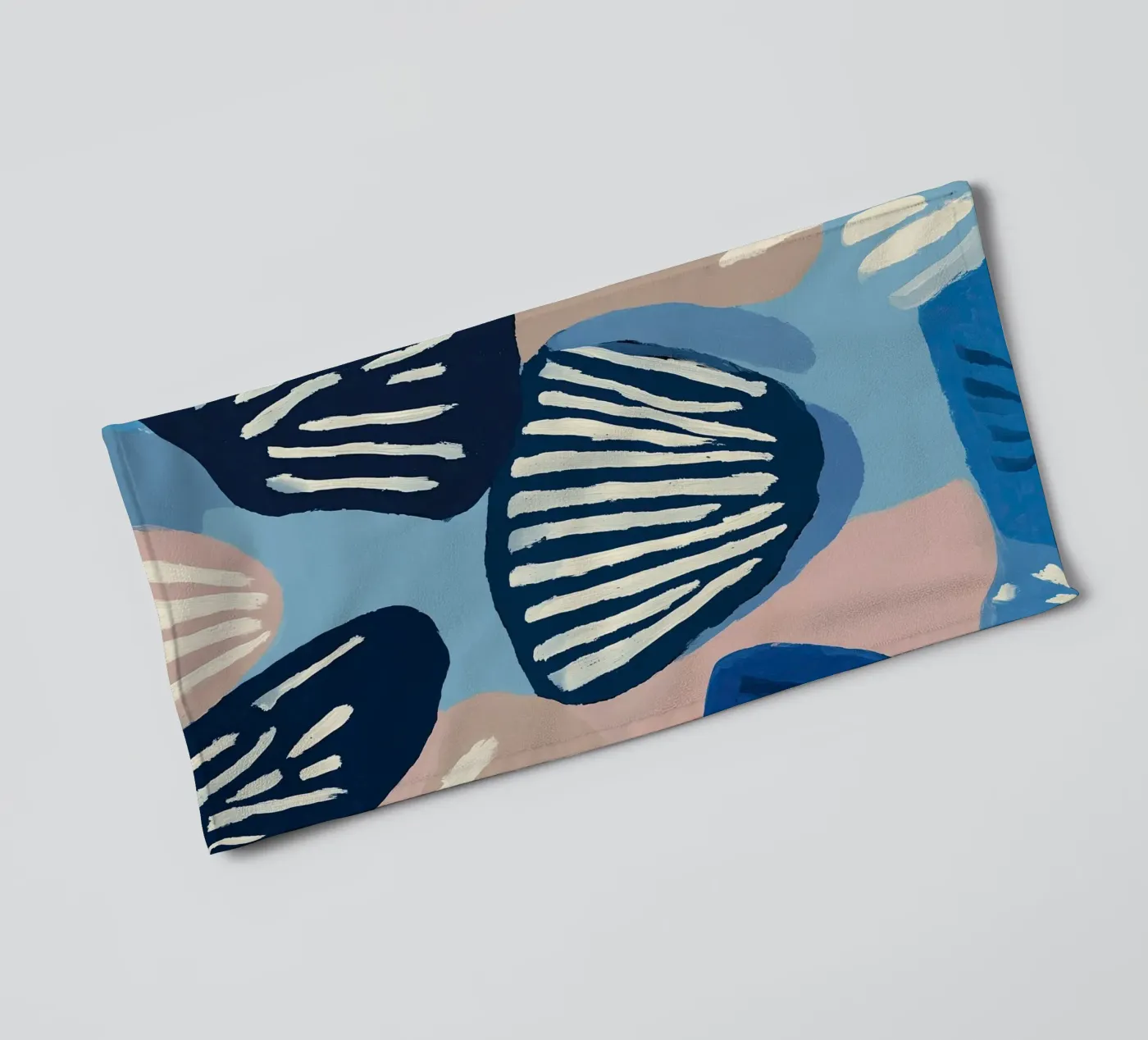 Shell Geometry towel by Sienna Atelier