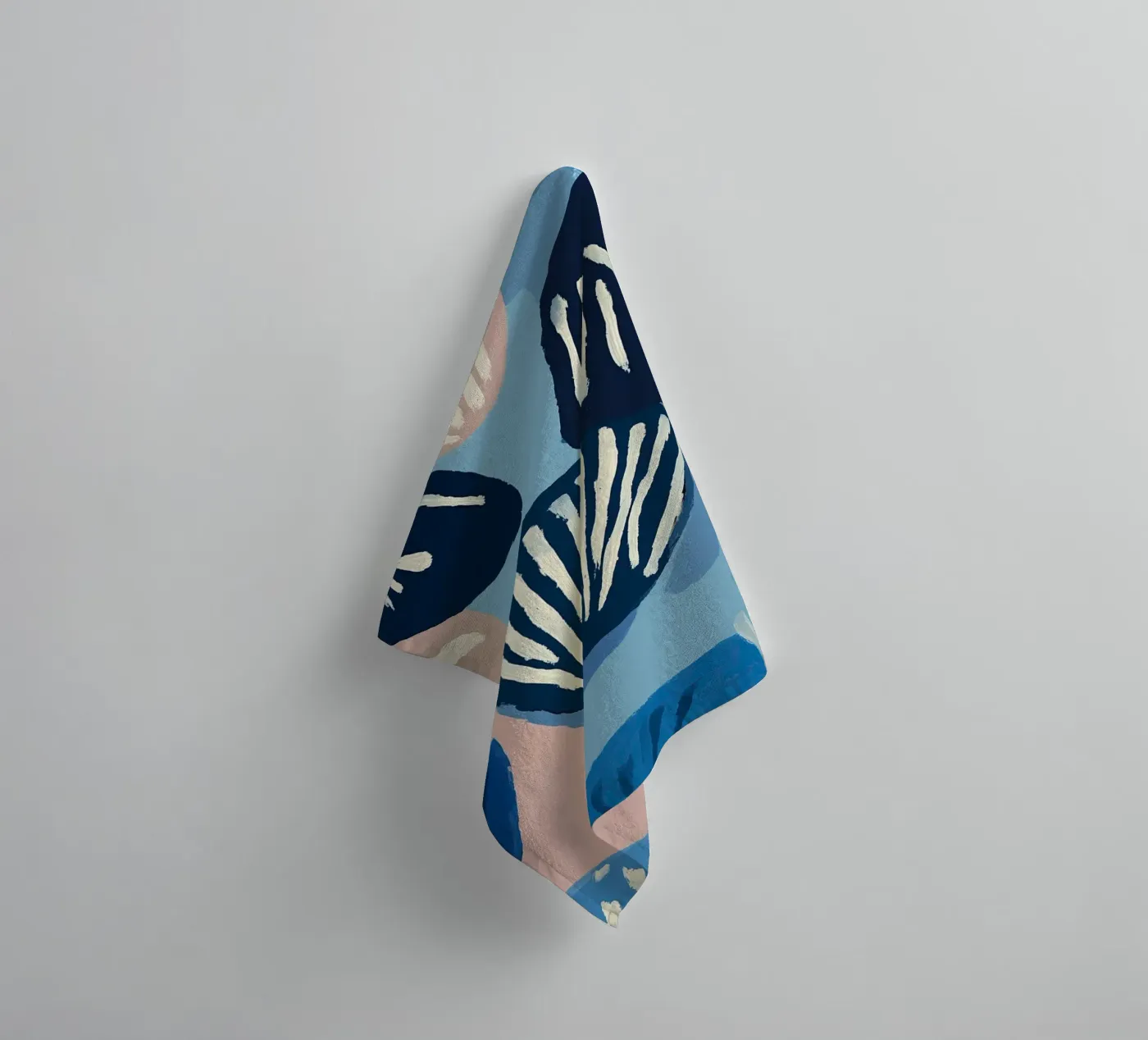Shell Geometry towel by Sienna Atelier