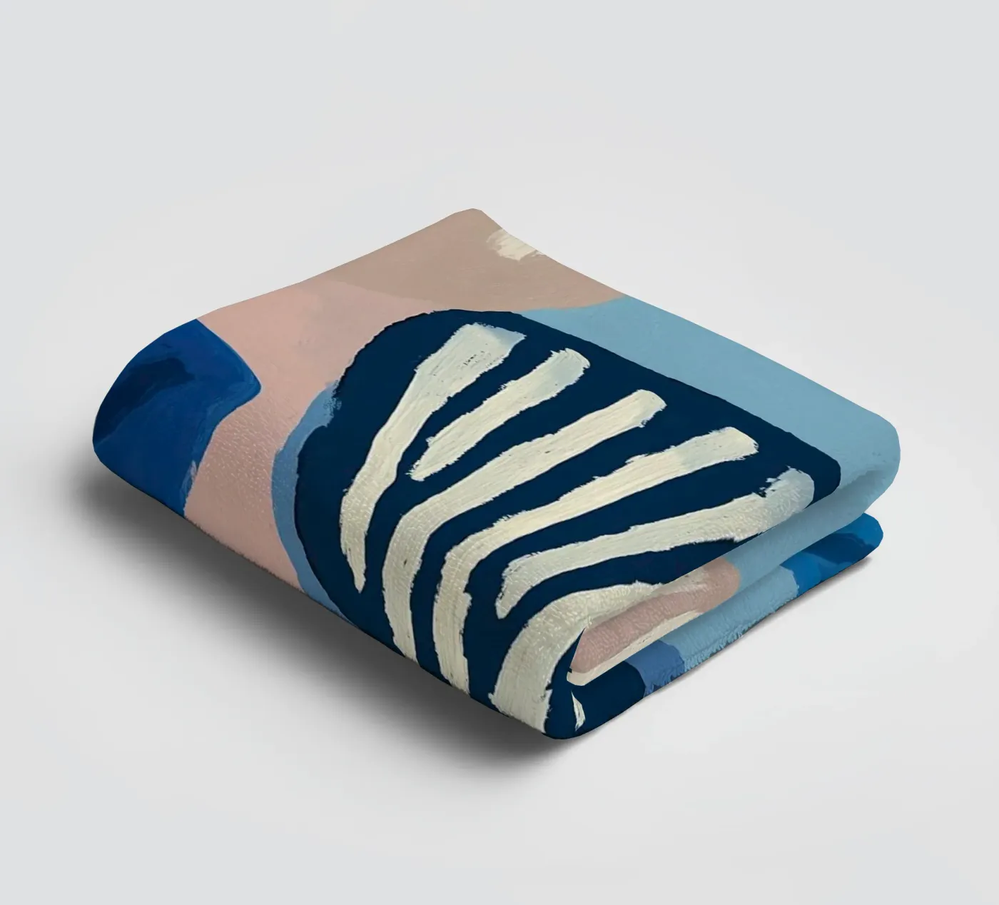 Shell Geometry towel by Sienna Atelier