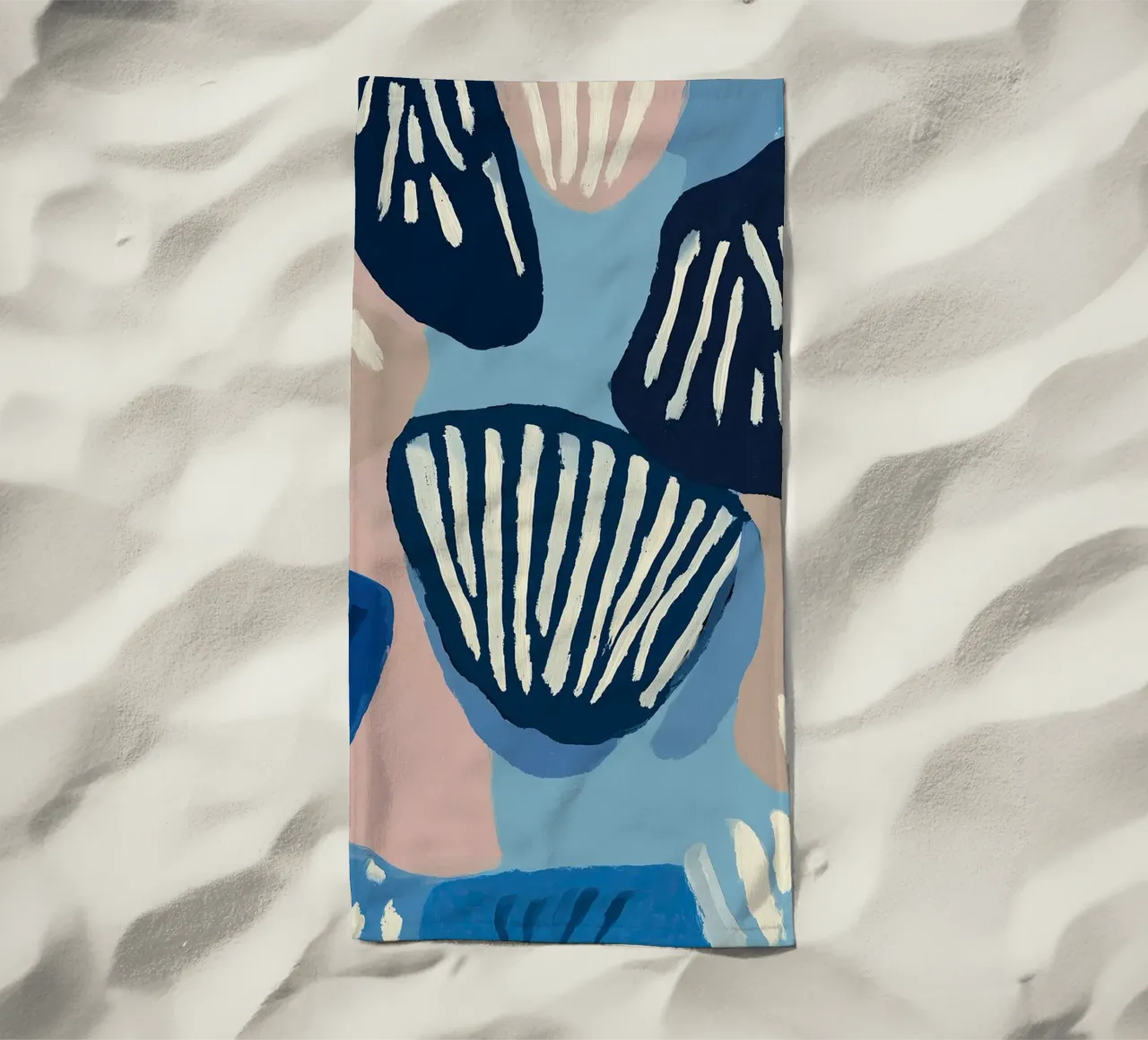 Shell Geometry Strandtuch von Sienna Atelier