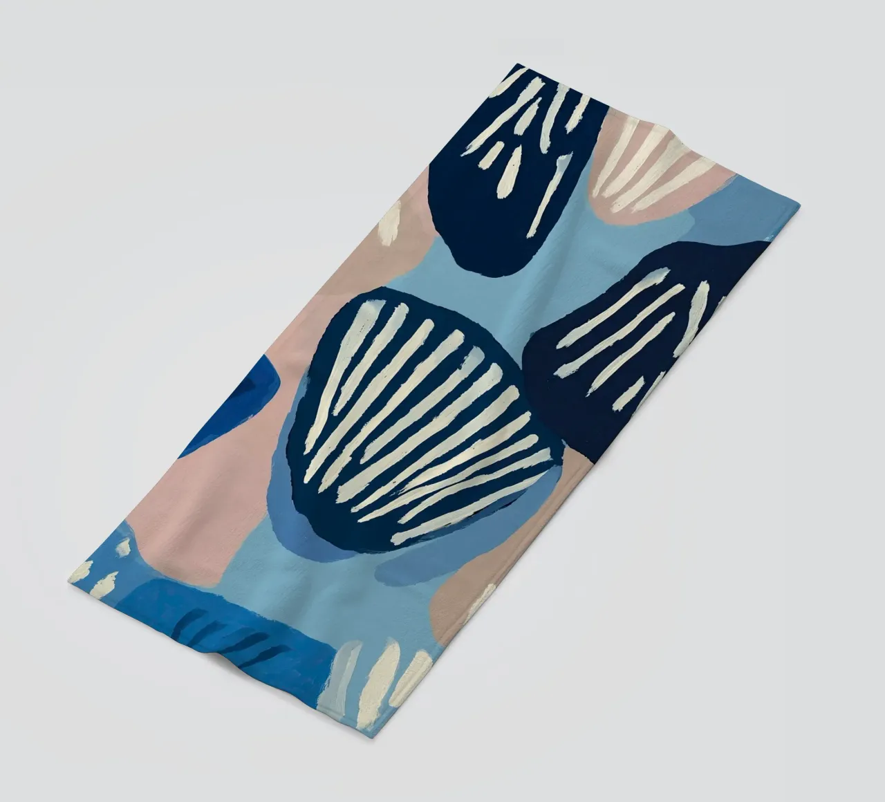 Shell Geometry Strandtuch von Sienna Atelier