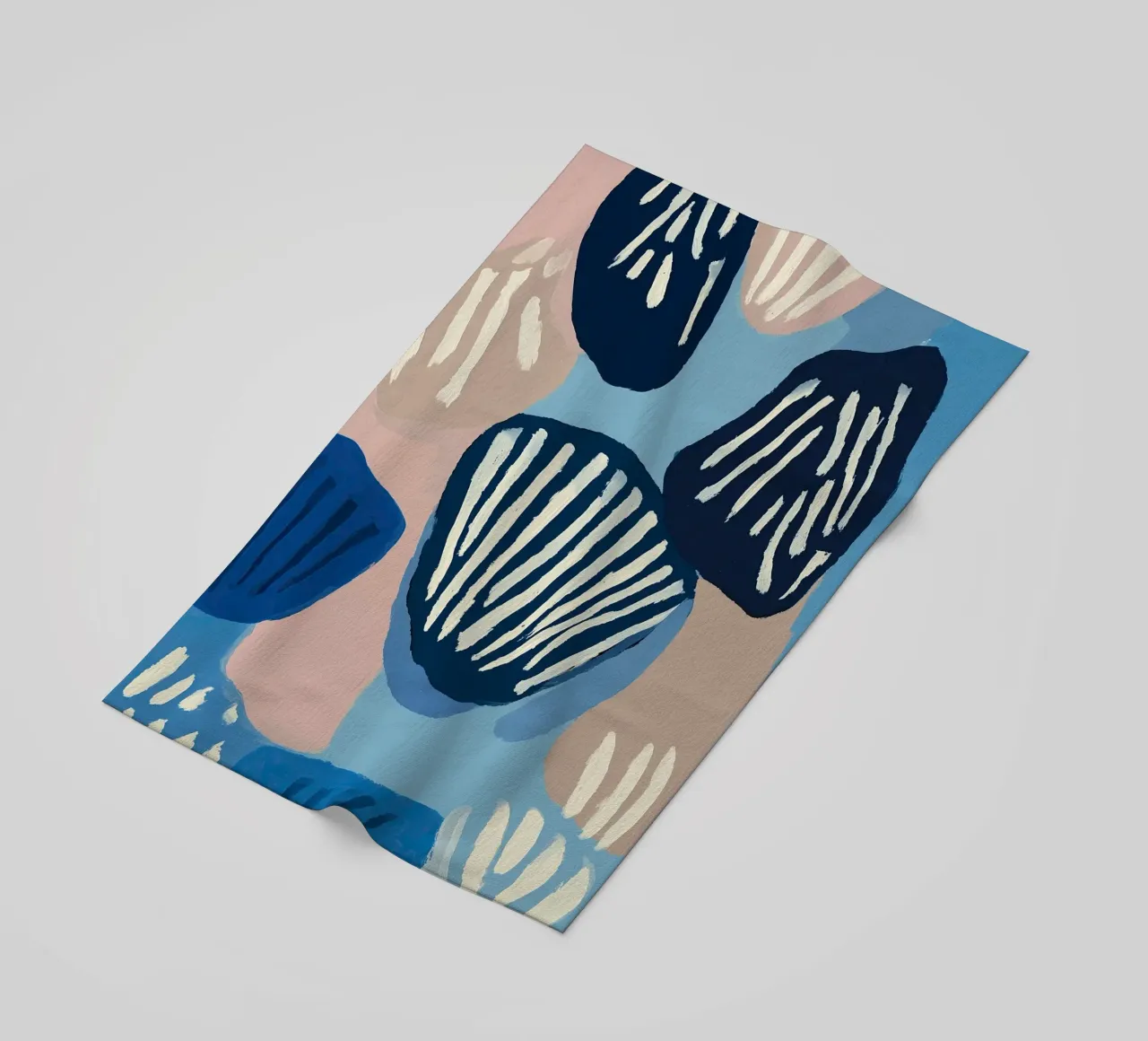 Shell Geometry Strandtuch von Sienna Atelier